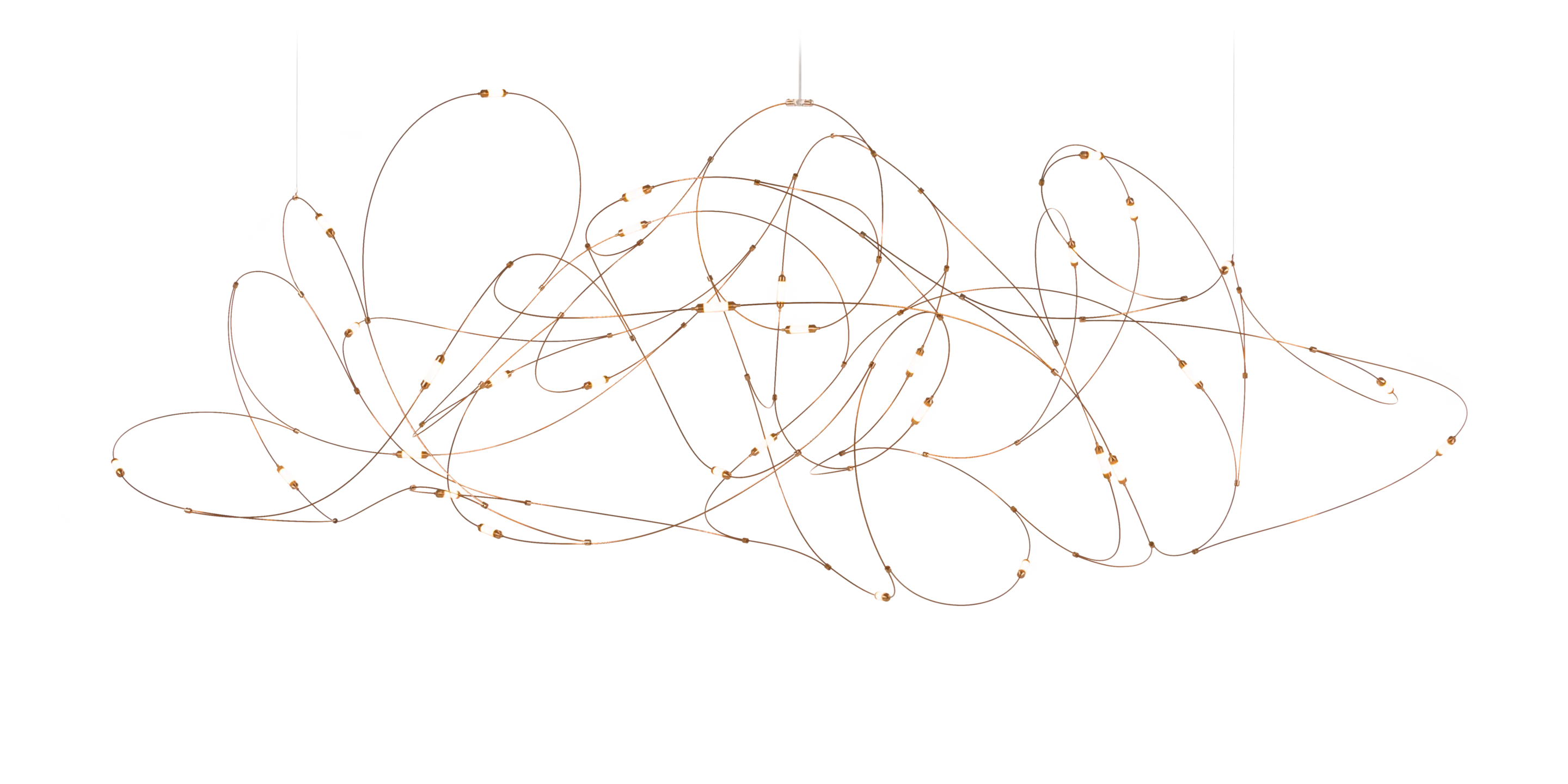 Flock of Light 31 suspension front view